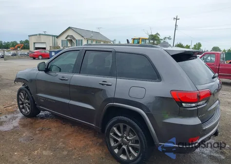 2016 Jeep Grand Cherokee Limited 75Th Anniversary z USA, uszkodzony, nr VIN 1C4RJFBGXGC489050